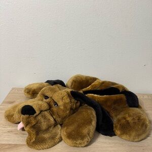 Kids Of America Pillow Plush Jumbo 32” Floppy Ear Brown And Black Hound Dog 2002